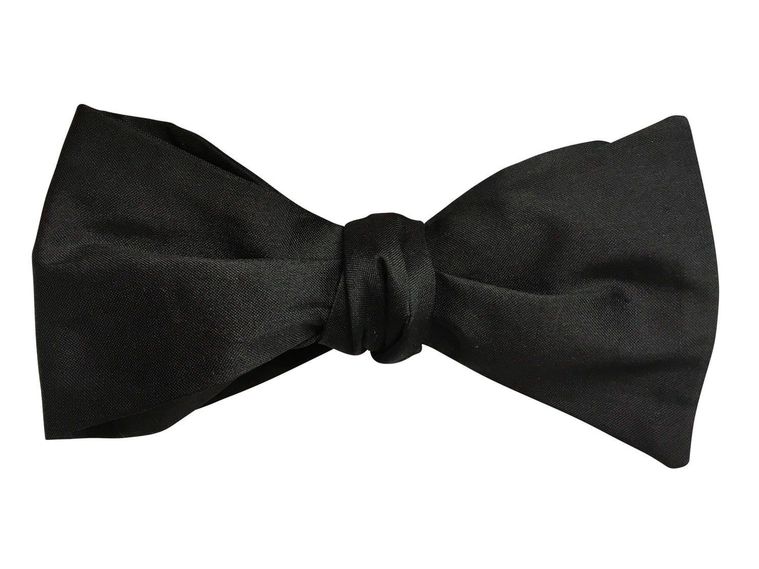 Black Silk Bow Ties